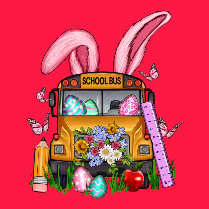 School Bus Easter Zipper Hoodie by Artiststas | Teevron