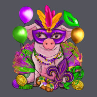 Mardi Gras Pig Vintage Hoodie | Teevron