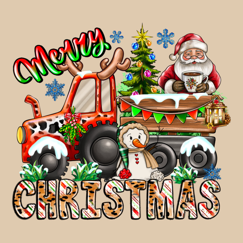 Merry Christmas  Tractor Heavyweight Sweatshirt by CowhideDigitalArt | Teevron