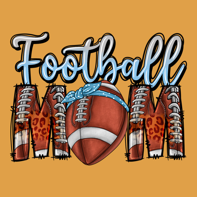 Football Mom Premium Hoodie by CowhideDigitalArt | Teevron