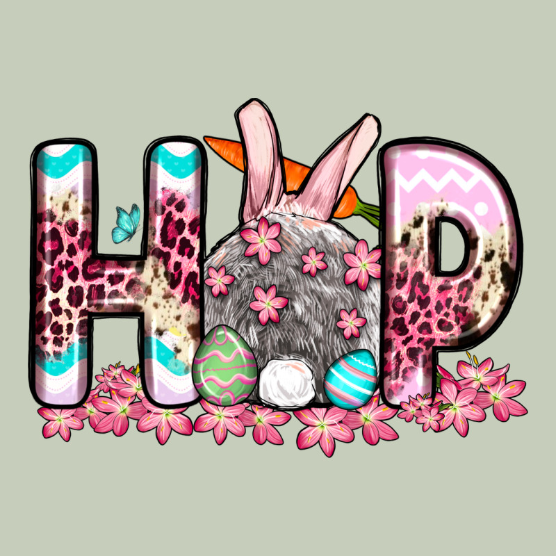 Easter Day Hop Bunny Long Sleeve Tee by OliviaCreatesArt | Teevron
