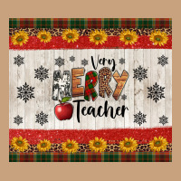 Very Merry Teacher Vintage Tee | Teevron