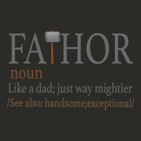 Fa-thor Like Dad Just Way Mightier Heavy Core Tee | Teevron