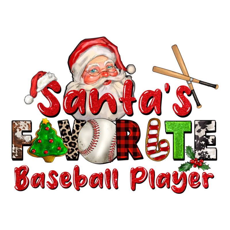 Santas Favorite Baseball Player Urban Heavy Tee by CowGirlArtShop | Teevron