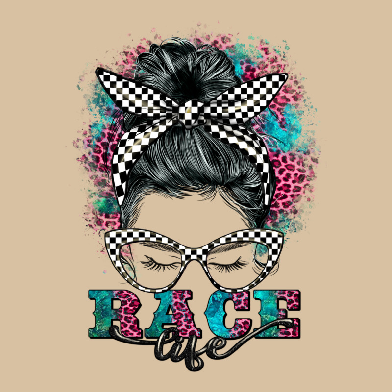 Race Life  Messy Bun Heavyweight Hoodie by BarkalooDesign | Teevron
