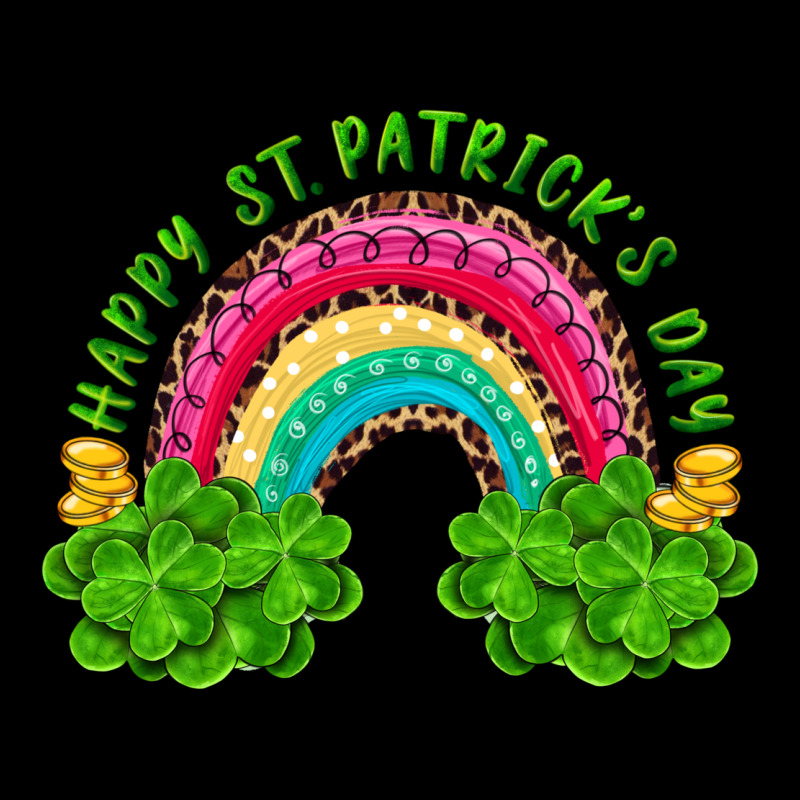 Happy St Patricks Day Rainbow And Shamrock Heavy Core Tee by RanaPortraitStore | Teevron