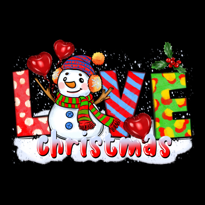 Love Christmas Snowman Urban Heavy Tee by CowGirlArtShop | Teevron
