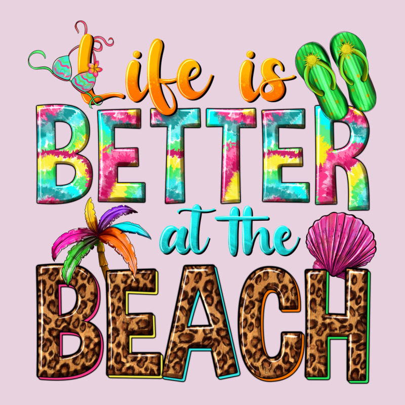 Life Is Better At The Beach Ladies Tee by NancyCooperArtShop | Teevron