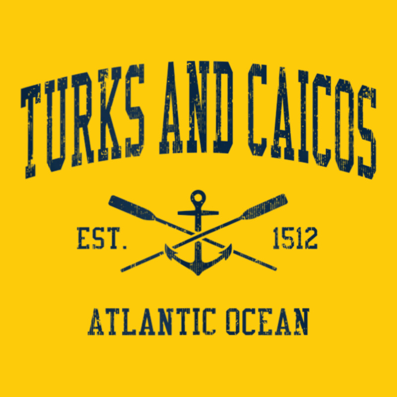 Turks And Caicos Vintage Navy Crossed Oars & Boat Anchor Premium Hoodie by trangStudio | Teevron