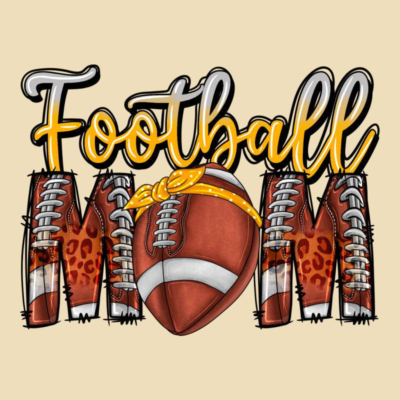 Football Mom Premium Hoodie by CowhideDigitalArt | Teevron