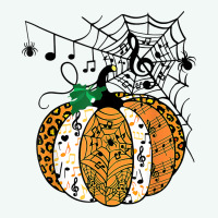 Halloween Pumpkin Music Symbols Music Teacher Halloween T Shirt Copy Premium Hoodie | Teevron