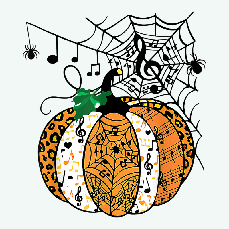 Halloween Pumpkin Music Symbols Music Teacher Halloween T Shirt Copy Premium Hoodie by trangStudio | Teevron