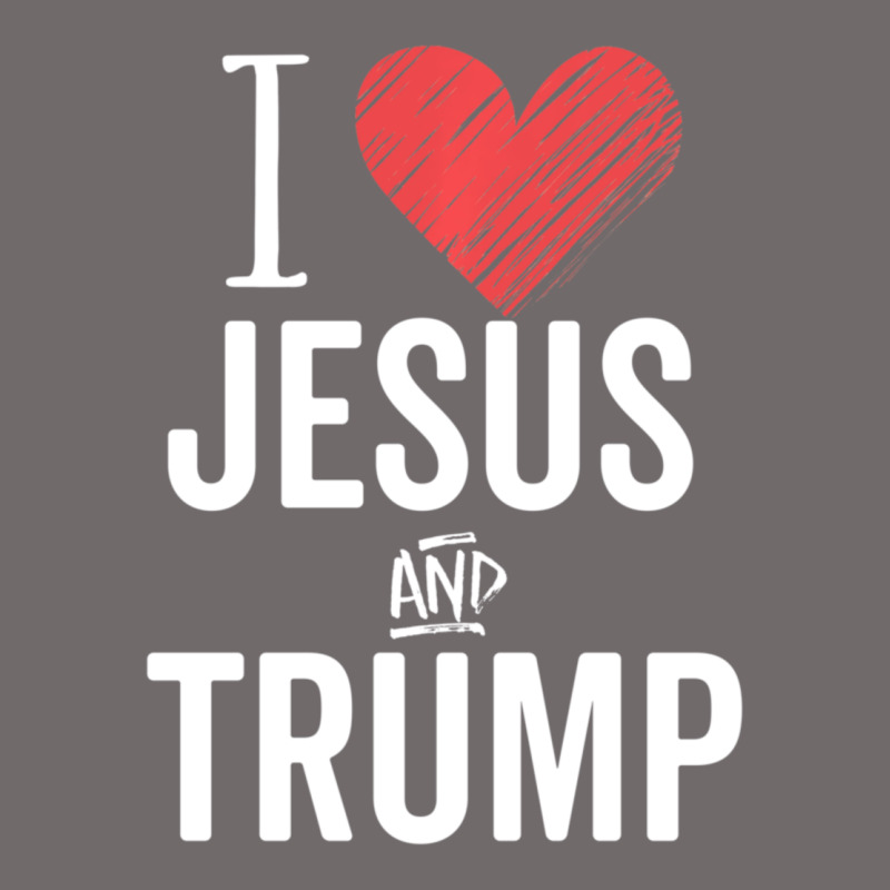 I Love Jesus And Trump Republican Conservative Gift Urban Heavy Tee by trangStudio | Teevron