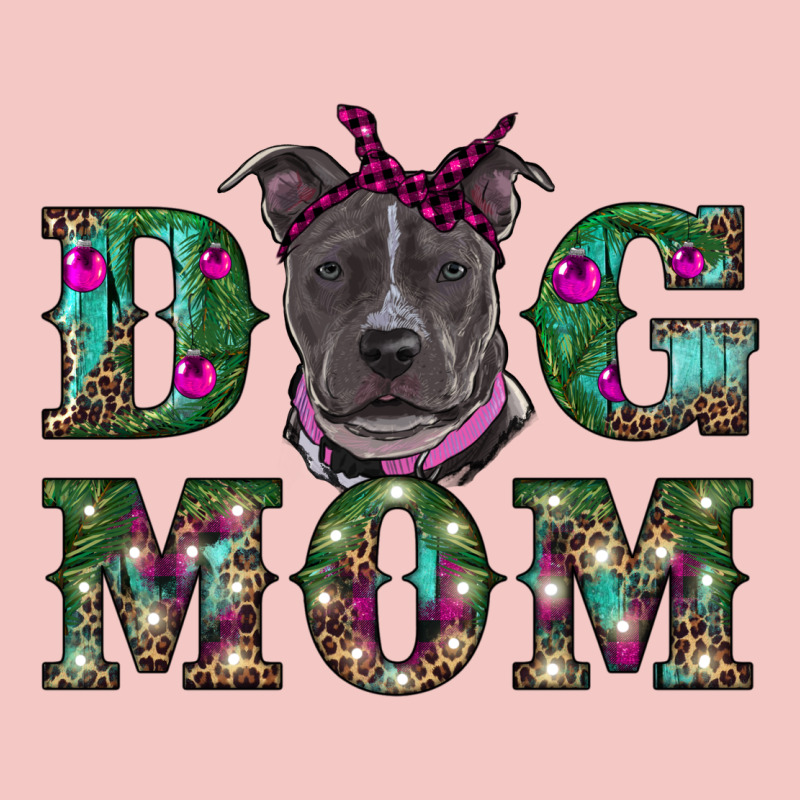 Christmas Dog Mom Pitbull Urban Heavy Tee by RanaPortraitStore | Teevron