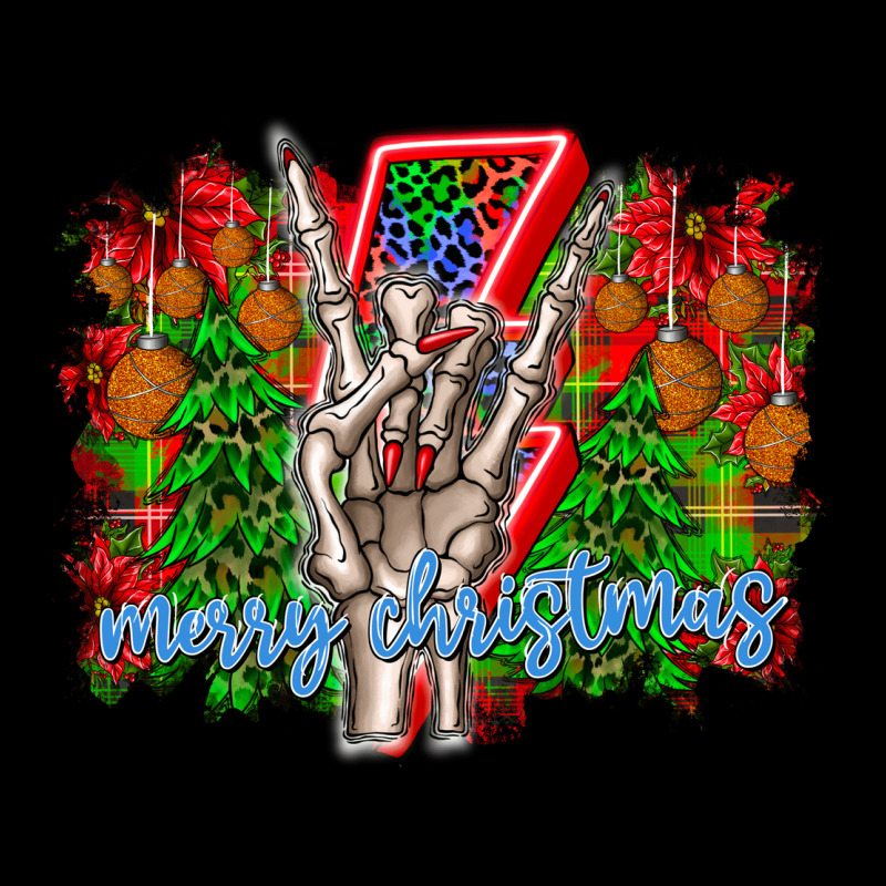 Punk Rock Merry Christmas Heavyweight Sweatshirt by CowhideDigitalArt | Teevron