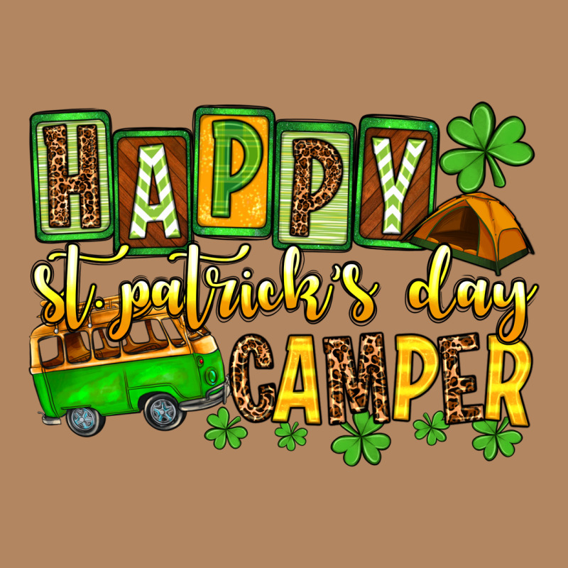 St. Patrick's Happy St. Patrick's Day Camper Long Sleeve Tee by OliviaCreatesArt | Teevron