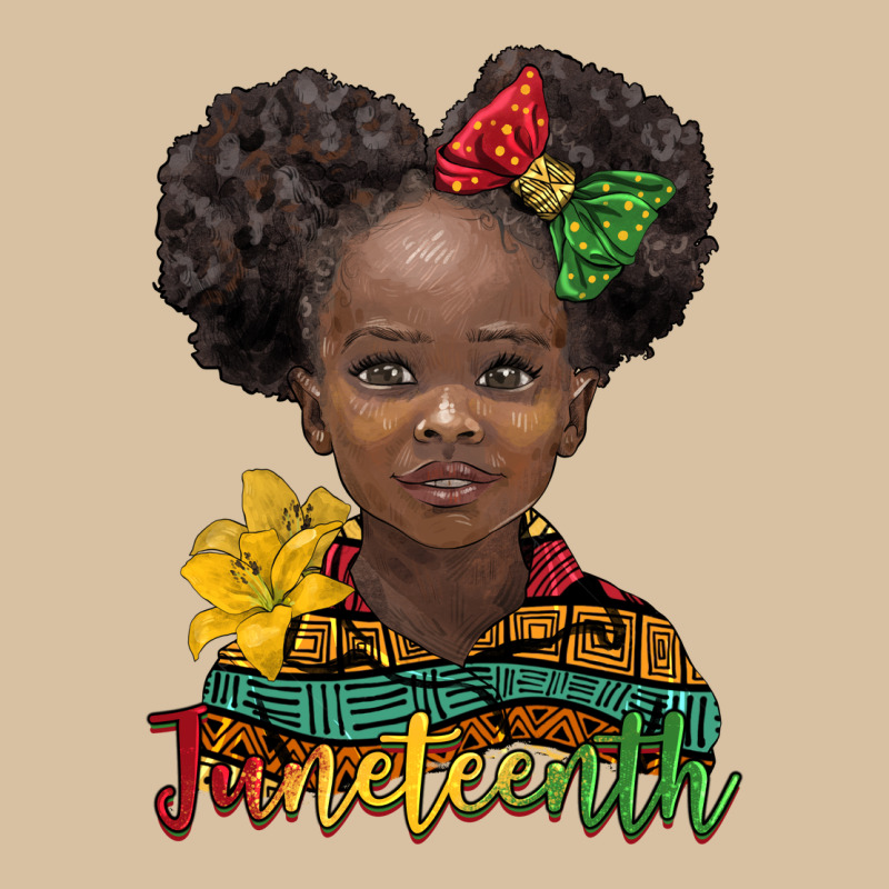 Juneteenth African Girl Heavyweight Hoodie by BarkalooDesign | Teevron