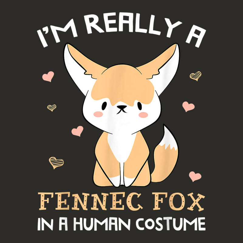 I'm Really A Fennec Fox In A Human Costume Funny Gift T Shirt Heavy Core Tee by trangStudio | Teevron