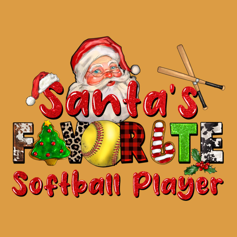Santas Favorite Softball Player Urban Heavy Tee by CowGirlArtShop | Teevron