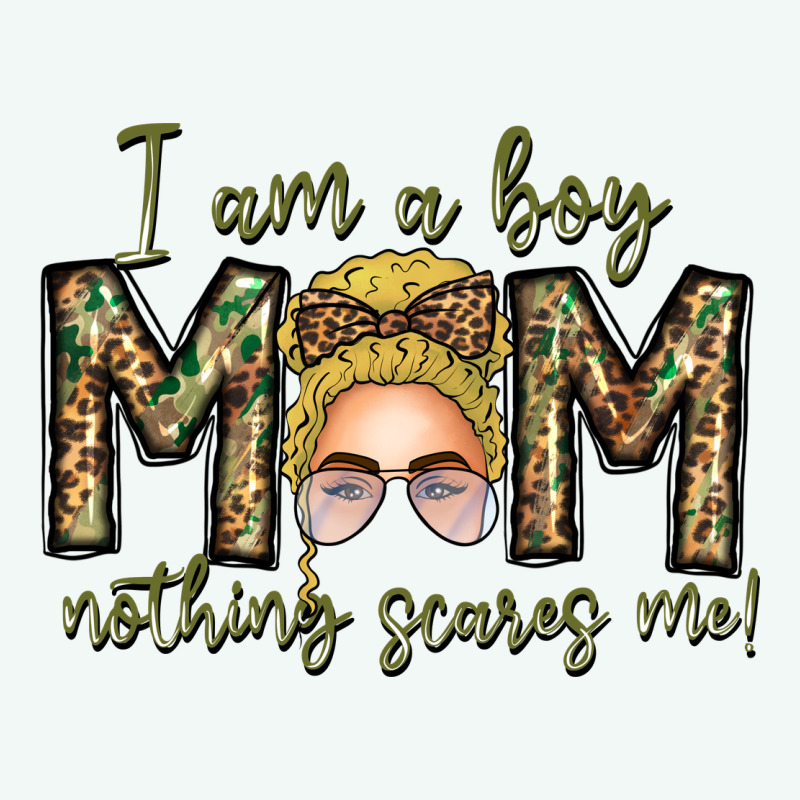 Iam Boy Mom Nothing Scares Me Premium Hoodie by CowhideDigitalArt | Teevron
