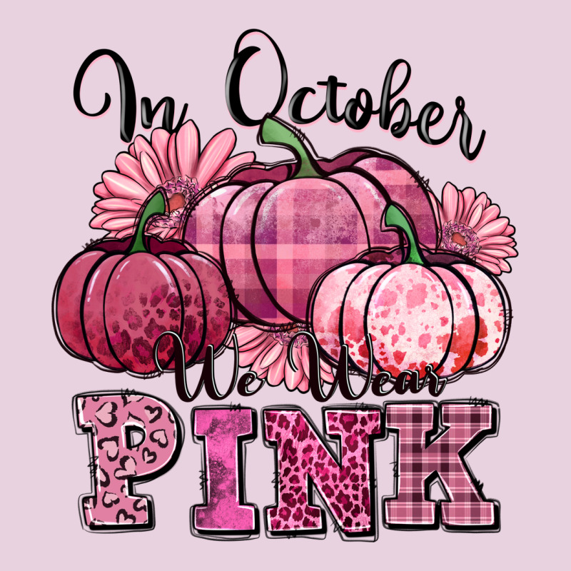 In October We Wear Pink Pumpkin Classic Tee by texasbilliewilder | Teevron