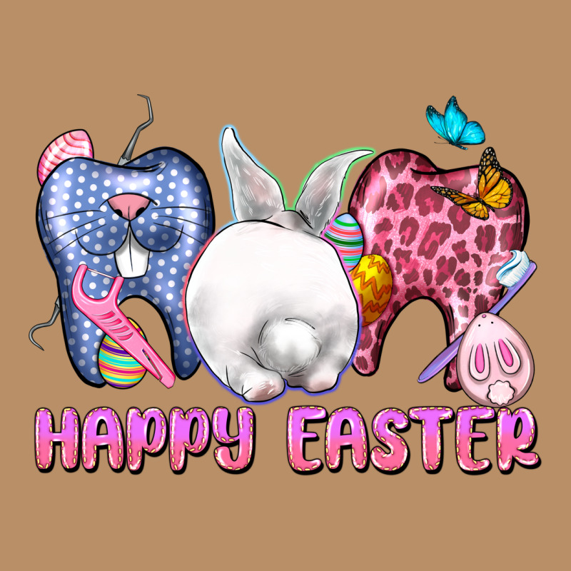 Happy Easter Dental Easter Day Vintage Hoodie by CowGirlArtShop | Teevron