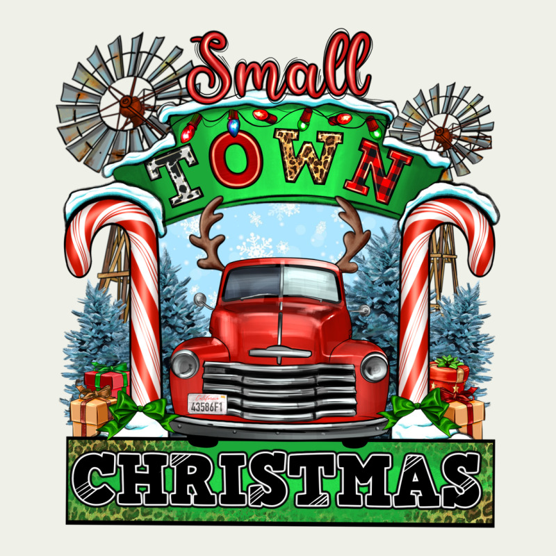 Small Town Christmas Urban Heavy Tee by CowGirlArtShop | Teevron
