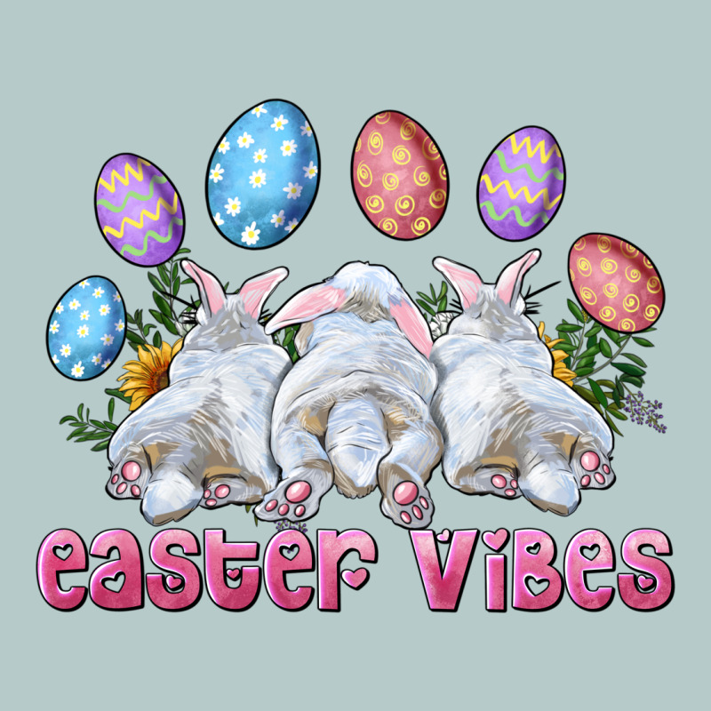 Easter Vibes With Bunny And Eggs Heavy Core Tee by RanaPortraitStore | Teevron