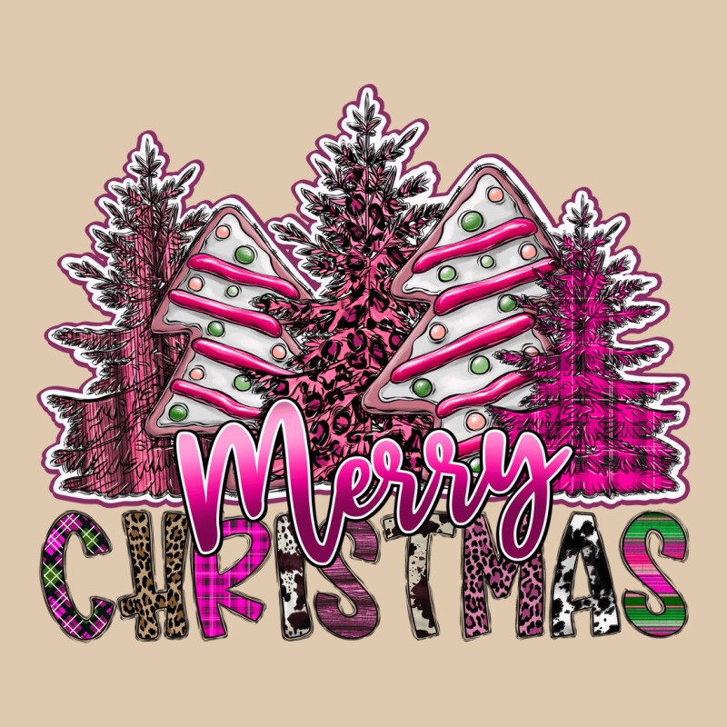 Merry Christmas Pink  Trees Heavyweight Sweatshirt by CowhideDigitalArt | Teevron