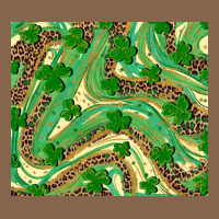St. Patrick's Day Shamrock Leopard Premium Tee | Teevron