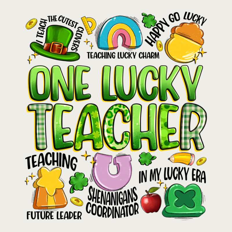 One Lucky Teacher Lucky Charm Zipper Hoodie by Artiststas | Teevron