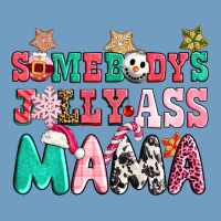 Somebody Jolly Ass Mama Pink Christmas Urban Heavy Tee | Teevron