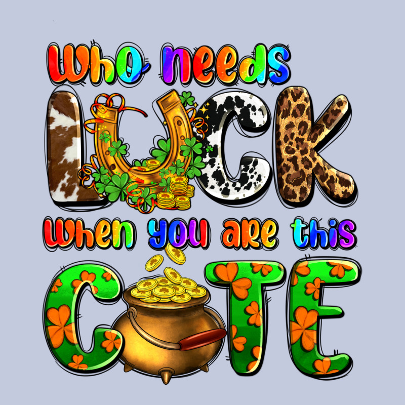 Who Needs Luck When You Are This Cute Long Sleeve Tee by OliviaCreatesArt | Teevron