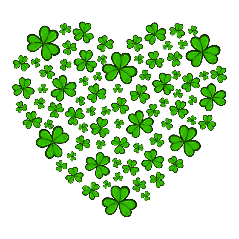 Shamrock Heart Zipper Hoodie by Artiststas | Teevron