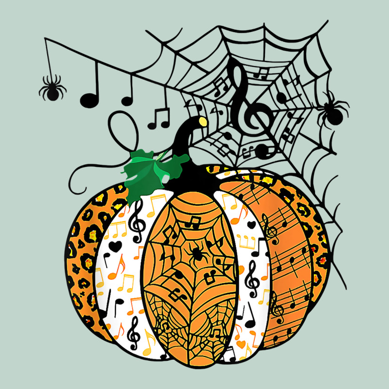 Halloween Pumpkin Music Symbols Music Teacher Halloween T Shirt Copy Zipper Hoodie by trangStudio | Teevron