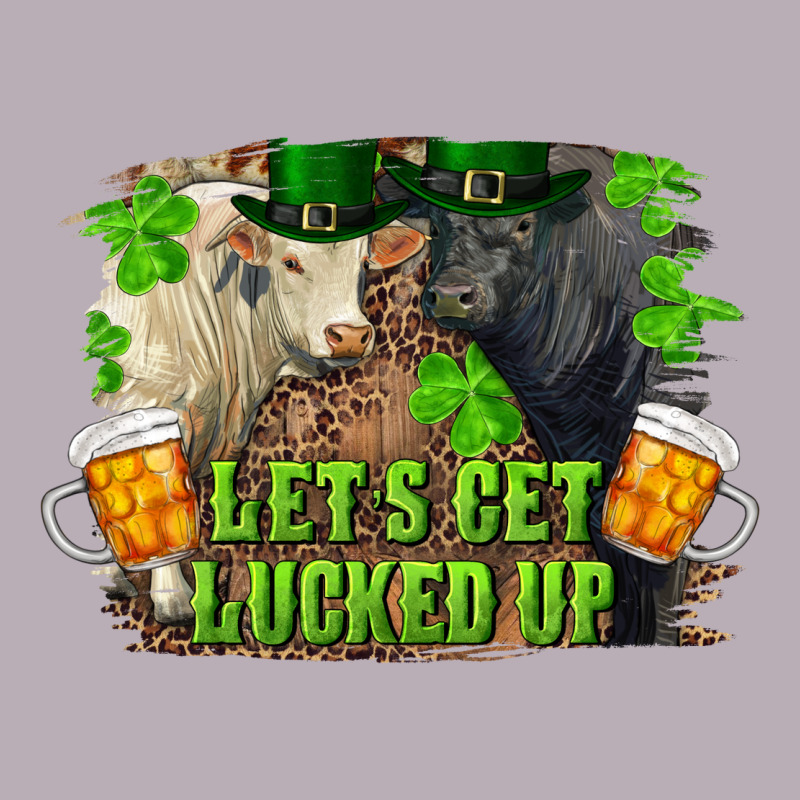 Let's Get Lucked Up Charolais And Black Angus Bull Vintage Tee by RanaPortraitStore | Teevron