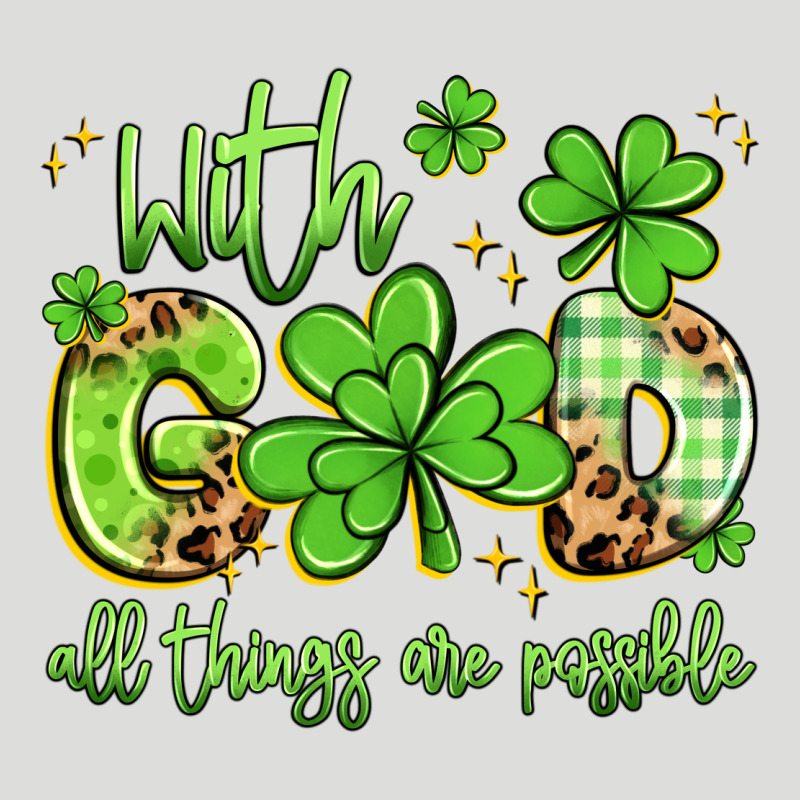 With God All Things Are Possible Zipper Hoodie by Artiststas | Teevron