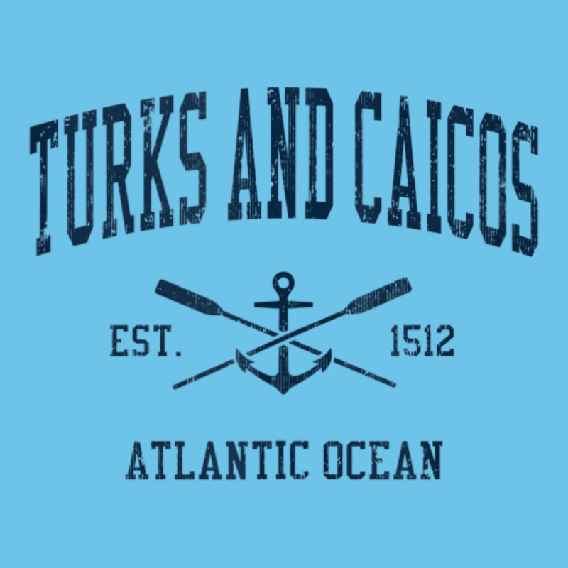 Turks And Caicos Vintage Navy Crossed Oars & Boat Anchor Premium Sweatshirt by trangStudio | Teevron