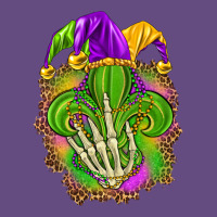 Mardi Gras With Skeleton Hand Vintage Hoodie | Teevron
