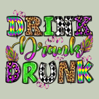 Drink Drank Drunk Mardi Gras Olivia Long Sleeve Tee | Teevron
