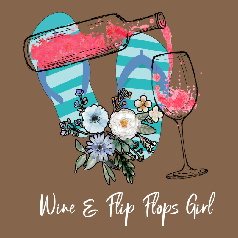 Wine Flip Flops Girl Premium Tee by Bettercallsaul | Teevron