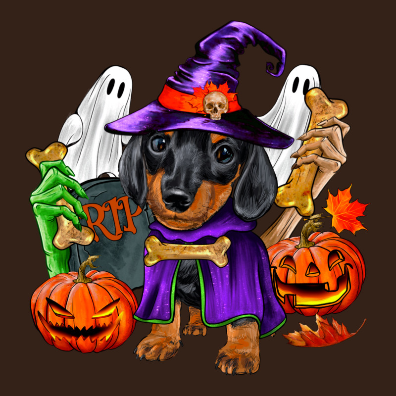 Halloween Dachshund Puppy Dog Heavy Core Tee by RanaPortraitStore | Teevron