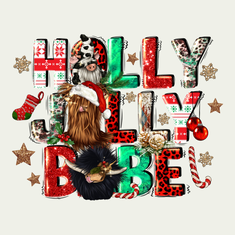 Holly Jolly Babe Urban Heavy Tee by CowGirlArtShop | Teevron
