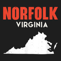 Norfolk Virginia Usa State America Travel Virginian Heavyweight Hoodie | Teevron