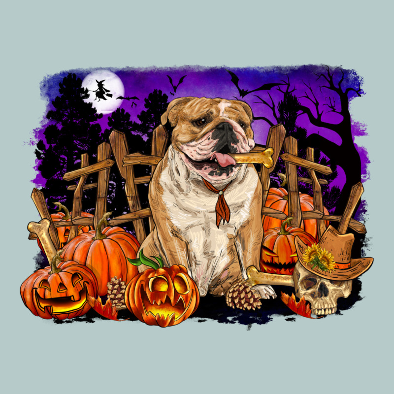Halloween English Bulldog Heavy Core Tee by RanaPortraitStore | Teevron