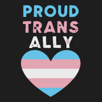Proud Trans Ally Transgender Heavyweight Hoodie | Teevron