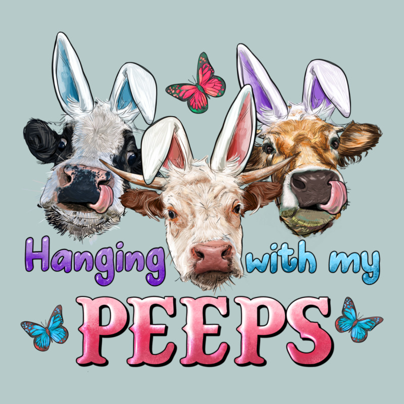 Hanging With My Peeps Cows Heavy Core Tee by RanaPortraitStore | Teevron