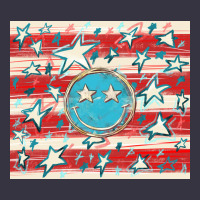 America Flag Smiley  Tumbler Vintage Hoodie | Teevron