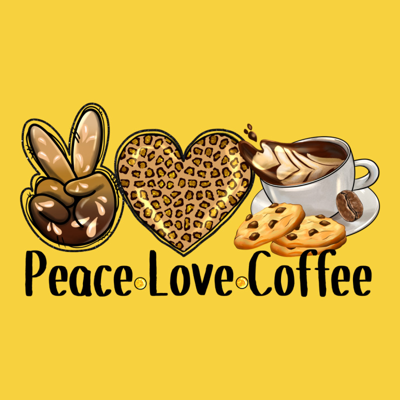 Peace Love Coffee Premium Sweatshirt by BarkalooDesign | Teevron