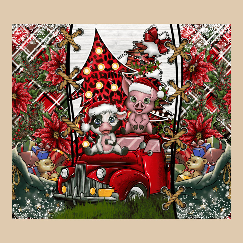 Merry Christmas Heavyweight Sweatshirt by CowhideDigitalArt | Teevron